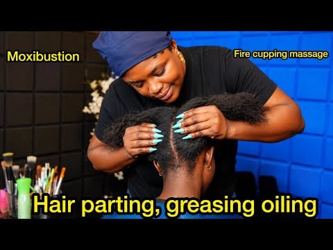 ASMR✨Relax with Whisper Long Nail Scalp Scratching, Ear Cleaning,Make-up Cornrow Takedown COMPLATION