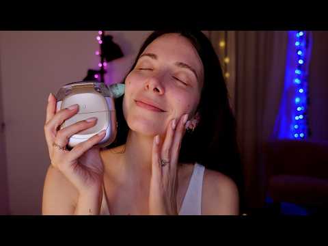 ASMR | Me hago un tratamiento Hidrafacial con vosotros | para dormir