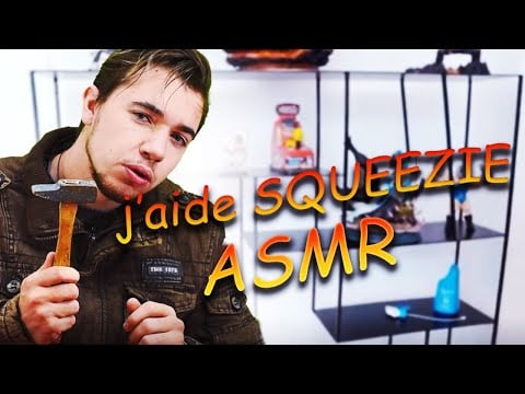ASMR FR : J'aide SQUEEZIE à déménager son nouveau bureau !