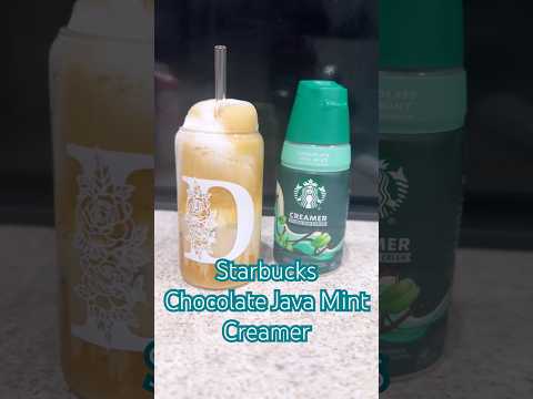 Trying Chocolate Java Mint Creamer by Starbucks