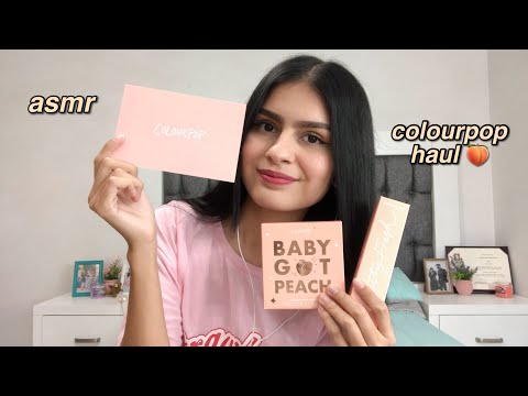 ASMR | haul de colourpop 🍑