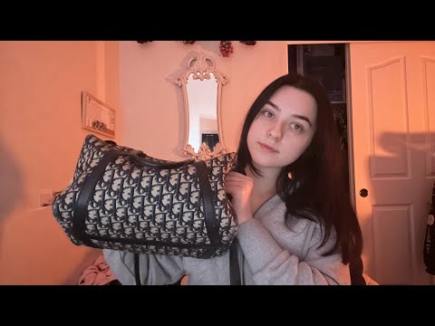 ASMR purse rummaging and rambling✨💗