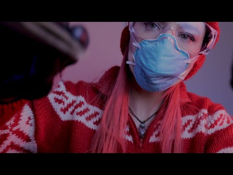 ASMR Fixing You (with tools, glove sounds, mask)