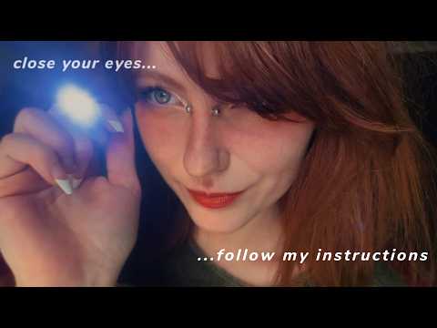 asmr follow my instructions 💤 EYES CLOSED... brain games, guess the trigger, ear-to-ear whispers