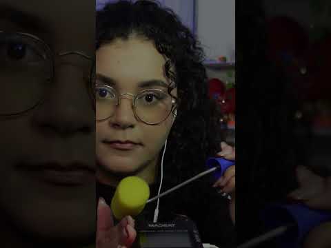 ASMR Rolinho no microfone