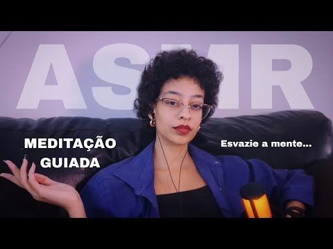 ASMR PARA DESACELERAR E ADORMECER | meditação guiada - com música calma no fundo