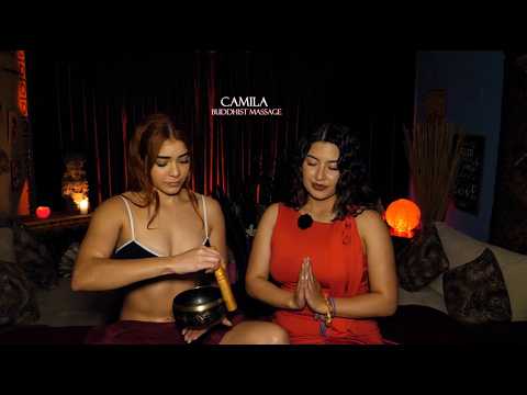 CAMILA ASMR ❤️ MASSAGE FOCUSED ON BUDDHIST PRINCIPLES