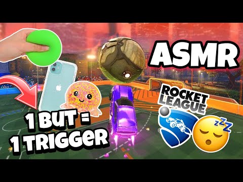 ASMR Français • 1 BUT = 1 TRIGGERS ULTRA RELAXANT SUR ROCKET LEAGUE EN RANKED POUR TE DETENDRE 😴✨️