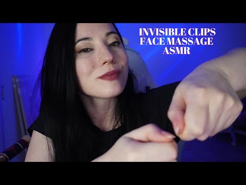 Face Massage e Invisible Clips ASMR 💆🏼‍♀️