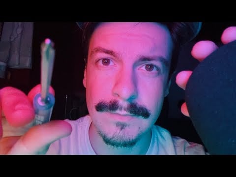 [ASMR] Visual ASMR Triggers with Mic Scratching