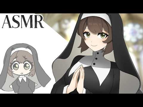 ASMR | priestess heals your broken mind | roleplay for anxiety and stress 💤☁️ * 2024