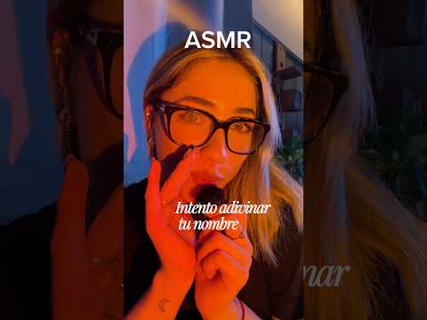 Asmr intento adivinar tu nombre parte 2 #asmr #whispering #relax #asmrargentina #tingles