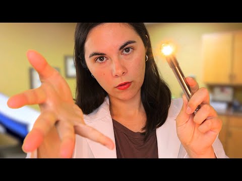 ASMR SENSORY Cranial Nerve Exam 👩🏻‍⚕️💉