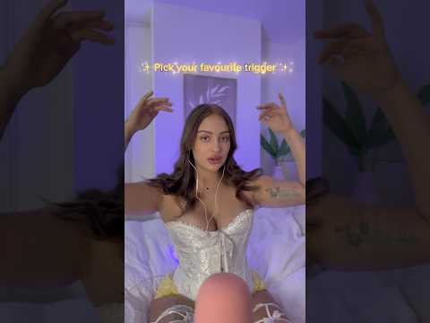 Pick your favourite trigger ✨ #asmr #tingles