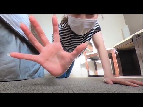 【360°VR】巨大娘の手に襲われる小人/Chased by Giantess hand/ASMR/360°videos/ささやき/whisper