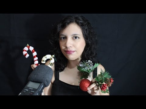 ASMR - MEUS ENFEITES DE NATAL | ASMR PORTUGUÊS