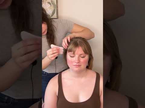 ASMR Gua Sha Massage #hair #guasha #personalattention #relaxing #tingles #asmrforsleep