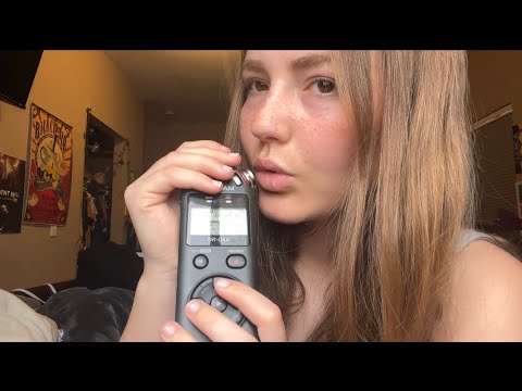 Asmr Gentle Handmovements & Mouthsounds w TASCAM 