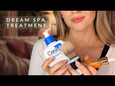 ASMR | Doing your relaxing Skincare and Shaving - Spa Pampering until you fall asleep