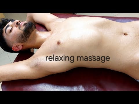POV ASMR Therapeutic Massage | Relaxing Neck, Chest & Stomach Bodywork for Deep Stress Relief ,Sleep