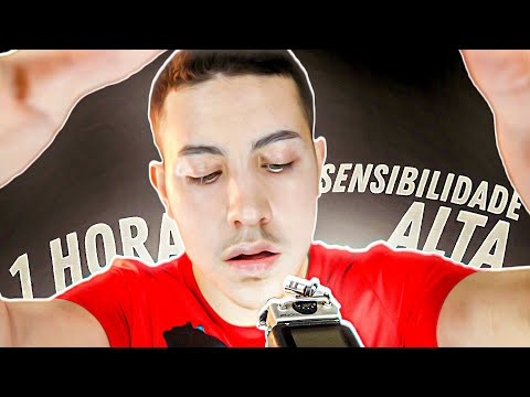 ASMR 1 HORA MOUTH SOUNDS E MÃOS NA TELA – *SENSIBILIDADE ALTA*