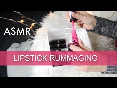 ASMR Makeup sounds | Swatching, Cap Sounds, Tapping, No Talking