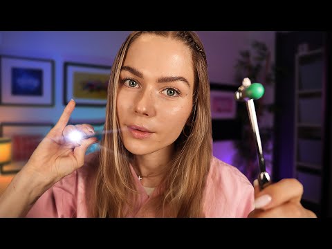 ASMR Caring Doctor Cranial Nerve Exam.  Soft Spoken ~ Medical RP