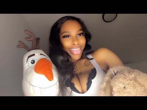 ASMR 🧸 Late night chill with my stuffed animals 