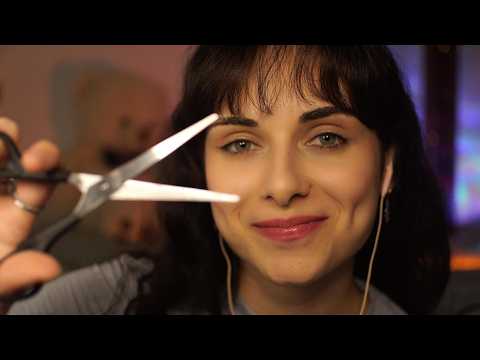 ASMR Relaxing Haircut Roleplay ✂️ | Personal Attention (brushing, hand sounds, scissor sounds)