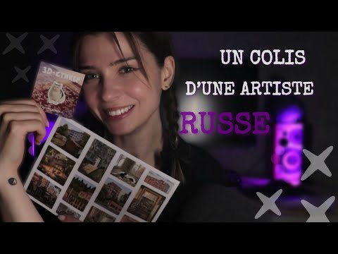 Je te montre mon colis d’une artiste russe 🖌️🎨