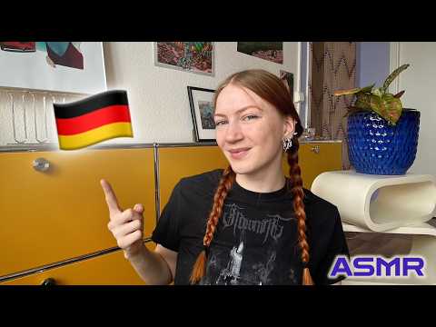 I'm teaching you your very first words in German 🇩🇪 ASMR