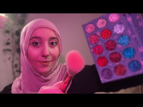 ASMR Alien Does Your Makeup