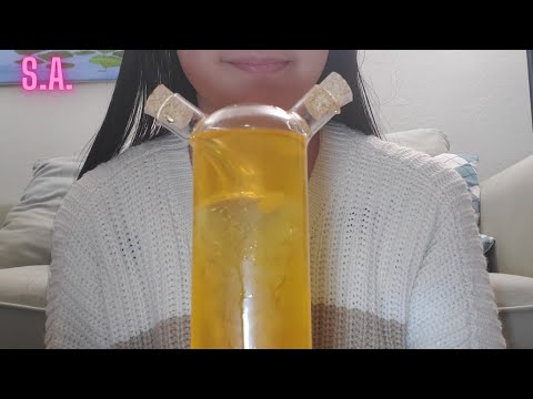 ||ASMR|| Passionfruit Green Tea Drinking Sounds (NO TALKING)