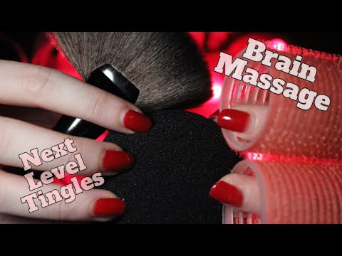 Asmr Deep Mic Scratching , Brushing & Stroking | Asmr No Talking for Sleep with Long Nails