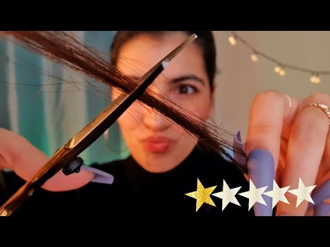 ASMR po polsku NIEDOŚWIADCZONA FRYZJERKA RUJNUJE CI WŁOSY roleplay 💇🏻‍♀️