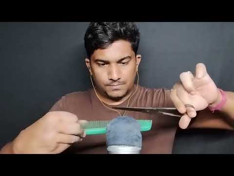 asmr haircutting roleplay triggers sound