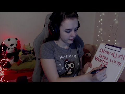 ASMR - Finnish lesson but it's Christmas themed - Day 5 of the asmr advent calendar