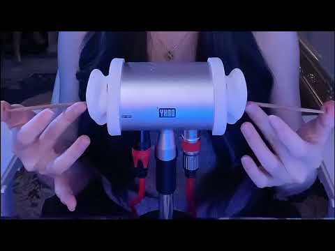 Tingly Ear Cleaning ASMR with Goose Feather, Powder Puff & Liquid Sounds / 3Hr (No Talking)
