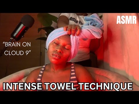 ASMR✨FAST & AGGRESSIVE HEAD MASSAGE USING THE TOWER TECHNIQUE + BUBBLE GUM CHEWING SOUNDS *Tingles*