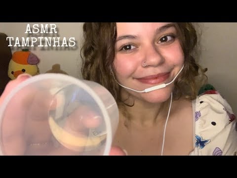 ASMR | TAMPINHAS com o mic novo ✨ (video pra te dar soninho) 