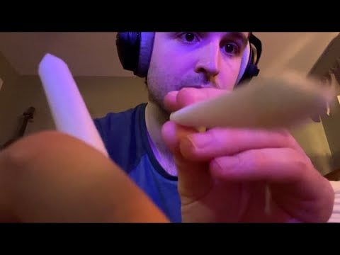ASMR - Synchronized Face Rubbing/Touching