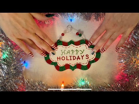 ASMR Christmas Ornament Tapping and Scratching for Relaxing and Sleep (No Talking)