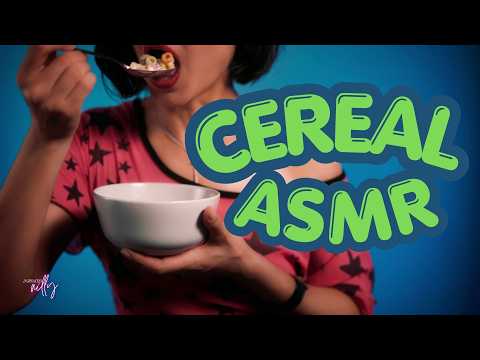 ASMR Eating Sounds 🥣 Crunchy Cereal & Milk Slurping (No Talking)
