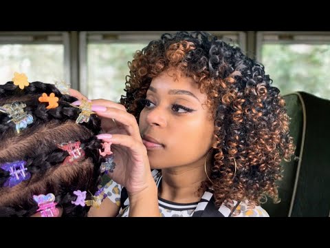 ASMR |🦋Girl With No Boundaries Scratches Between Your Itchy Braids + Spiderweb In Your Eye Trigger 