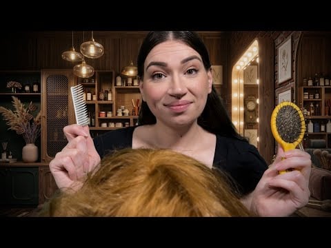 ASMR ETREMELY Damaged Hair Returns for a Scalp Check | Soft Spoken Roleplay