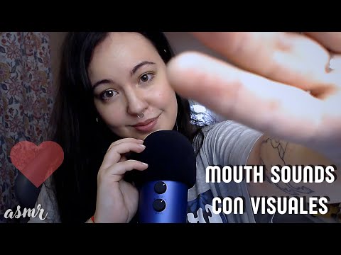 ASMR | Mouth sounds + Visuales 💗 INTENSOS | Susurros