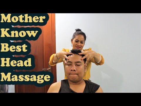 ASMR Relaxing Head Massage- More Rough Masssage from Mom