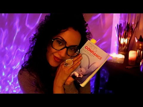 💤Douce lecture chuchotée - pensées positives et musique douce