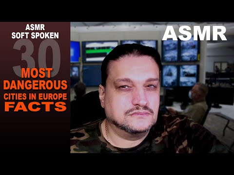 TOP 30 Most Dangerous Cities in Europe in 2023 With Facts and Stats | ASMR soft spoken