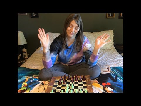 Playing Chess With Myself! Chess Board and Pieces Sounds. Soft Spoken ASMR